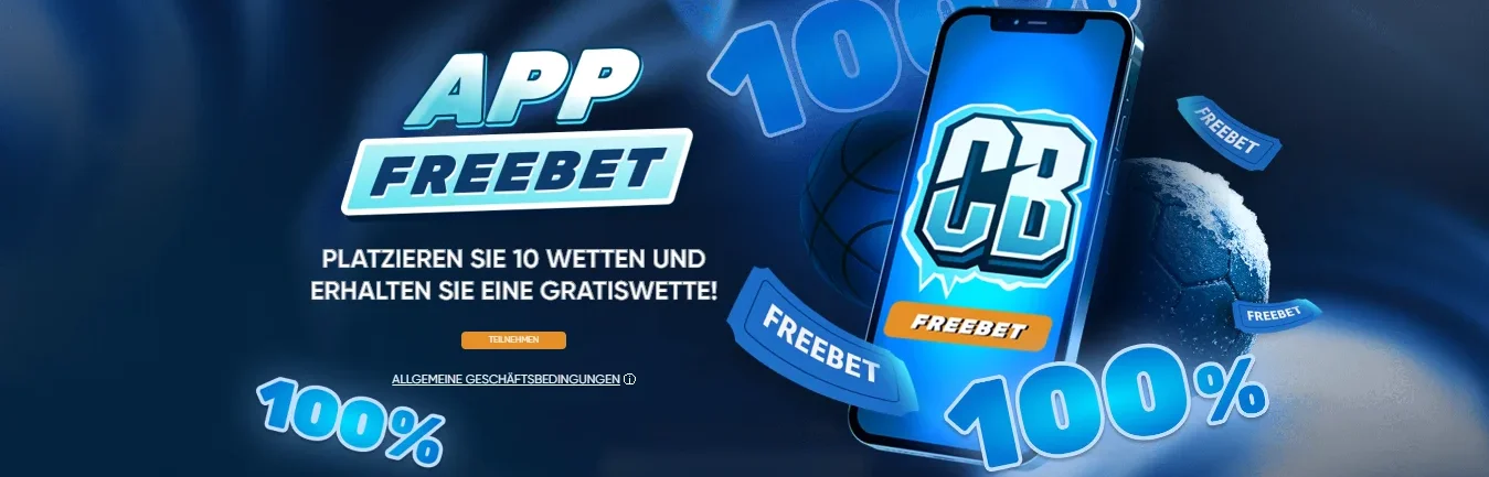 App-Freebet-Aktion bei Coldbet mit 100% Match